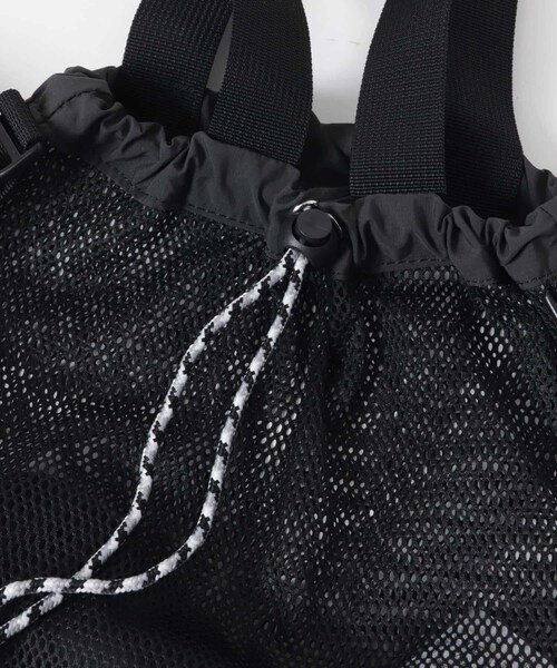 EKAL(エカル)の「TINY GARDEN PRODUCTS ストロール2WAYメッシュバッグ(ハンドバッグ・レディース・BLACK/GRAY・One)」の13枚目の写真