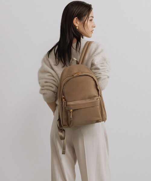 ROPE'(ロペ)の「【E'POR】【撥水】 Pac Sac Mini(パックサック ミニ)【26SS/新型】/一部WEB限定(バックパック/リュック・レディース・ブラック/グレー/ダークブラウン/ベージュ・F)」の14枚目の写真