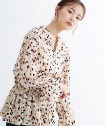 miclat | 大きいサイズ　レトロ柄ブラウス　miclat(シャツ/ブラウス)