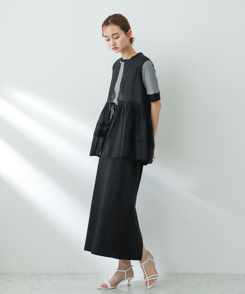 SENSE OF PLACE by URBAN RESEARCH(センスオブプレイスバイアーバンリサーチ)の「ポインテッドナローストラップサンダル(サンダル・レディース・BLACK/WHITE/SILVER・S/M/L)」の8枚目の写真