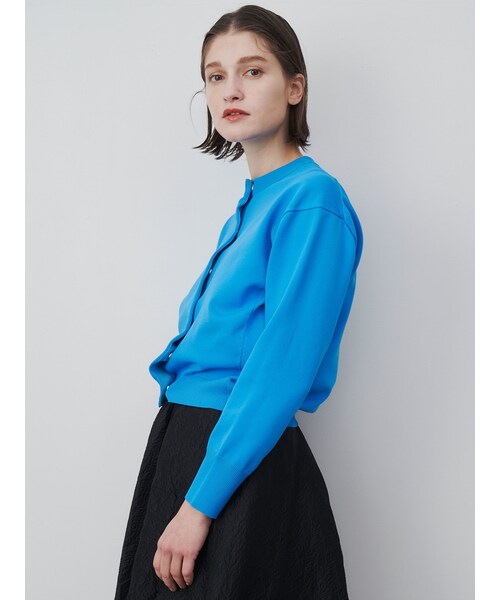 ELENDEEK（エレンディーク）の「BASIC C/N CD（カーディガン/ボレロ・レディース・ブラック/ブルー/オフホワイト/ホワイト/ライトグレー・F）」の14枚目の写真