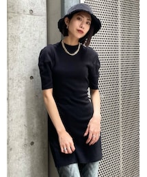 EMODA | バックオープンリブワンピース(ワンピース)