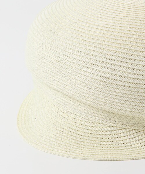 SENSE OF PLACE by URBAN RESEARCH(センスオブプレイスバイアーバンリサーチ)の「ペーパーキャスケット(キャスケット・レディース・IVORY/BROWN/BEIGE・one/One)」の7枚目の写真