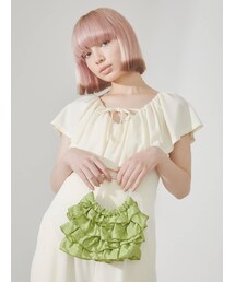 merry jenny | サテンティアードbag(ハンドバッグ)