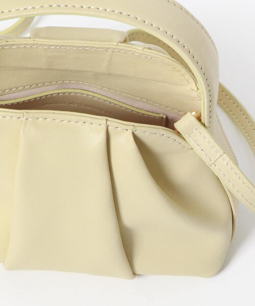 URBAN RESEARCH ROSSO（アーバンリサーチロッソ）の「LUMEN　FANTINE PETIT BAG（ハンドバッグ・レディース・sunlit yel/mistywhite/softblack/hazysilver・-）」の16枚目の写真