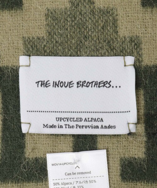 URBAN RESEARCH（アーバンリサーチ）の「THE INOUE BROTHERS　Blanket Pattern（ストール/ショール・メンズ・Beige/Green・one）」の9枚目の写真
