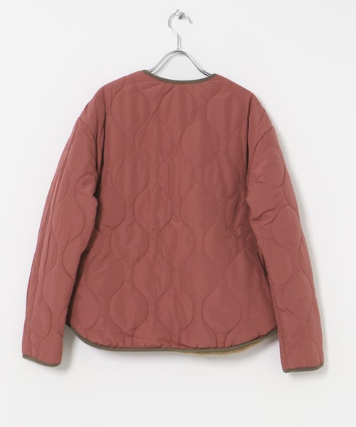 THE GOODLAND MARKET（ザグッドランドマーケット）の「AIGLE　リバーシブル シェルパフリース（ノーカラージャケット・レディース・TAUPE/CELADON・S/M/L）」の16枚目の写真