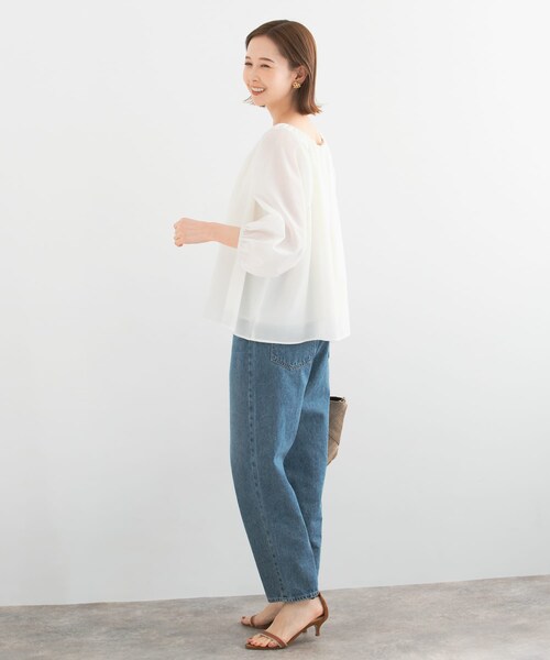 URBAN RESEARCH ROSSO（アーバンリサーチロッソ）の「2WAYオフショルブラウス（シャツ/ブラウス・レディース・white/black・FREE）」の11枚目の写真