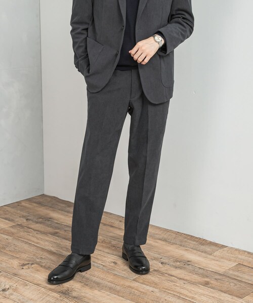 URBAN RESEARCH DOORS（アーバンリサーチドアーズ）の「LIFE STYLE TAILOR　コーデュロイコンフォータブルパンツ（スラックス・メンズ・BLUE GRAY/OLIVE/BROWN・S/M/L/XL）」の8枚目の写真