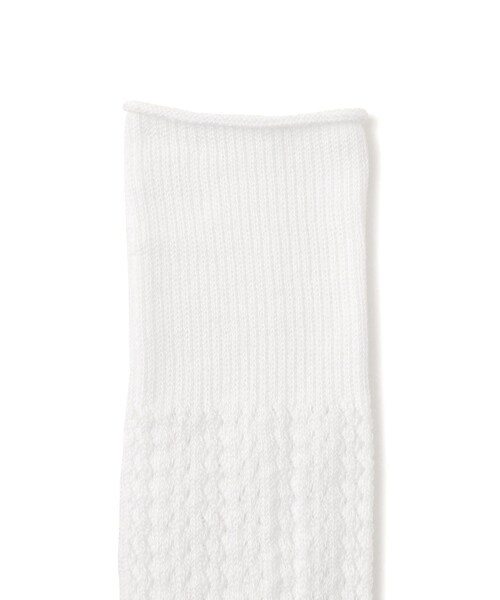 ADAM ET ROPE'（アダムエロペ）の「【CONLEAD（コンリード）】Lace Long（ソックス/靴下・レディース・ブラック/ホワイト/ベージュ系・F）」の11枚目の写真