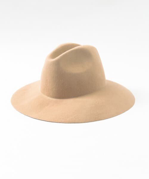 URBAN RESEARCH（アーバンリサーチ）の「grillo　FELT HAT∴（ハット・メンズ・BEIGE/NERO/LODEN・58）」の4枚目の写真