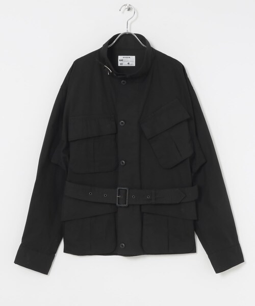 URBAN RESEARCH（アーバンリサーチ）の「NEXUSVII.　FATIGUE MS MOD. JACKET（ミリタリージャケット・メンズ・BLACK・M/L）」の2枚目の写真
