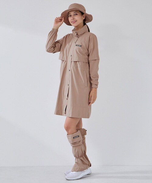 ROPE'(ロペ)の「レインワンピース/撥水・透湿(ワンピース・レディース・ベージュ/ネイビー/ピンク・L/M)」の14枚目の写真