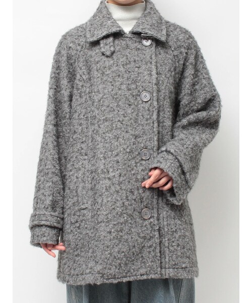 jouetie（ジュエティ）の「Aラインミドルコート（その他アウター・レディース・アイボリー/グレー/ブラック/ブラウン・M）」の7枚目の写真