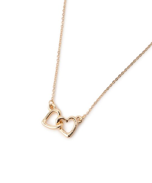 VIS(ビス)の「ダブルハートネックレス(ネックレス・レディース・ゴールド/シルバー・F)」の14枚目の写真