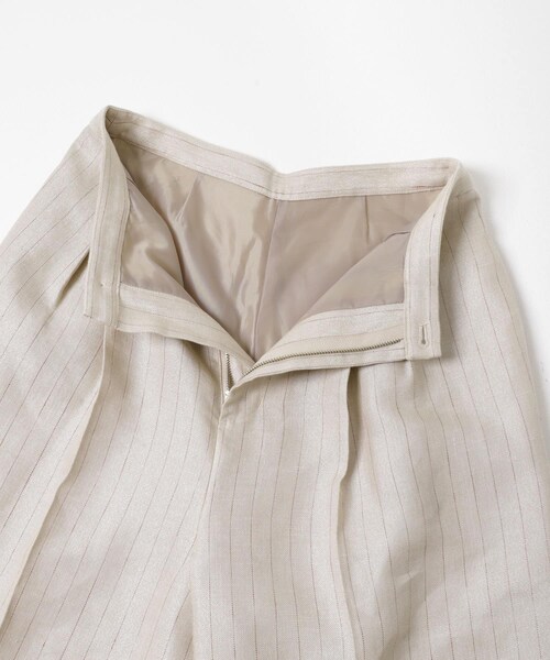 URBAN RESEARCH ROSSO（アーバンリサーチロッソ）の「ラメリネンストライプワイドパンツ（その他パンツ・レディース・BEIGE/CHARCOAL・36/38）」の21枚目の写真