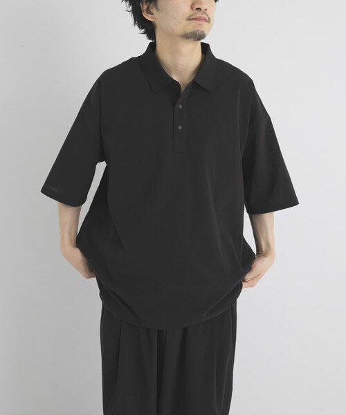 EKAL(エカル)の「『吸水速乾/通気性/軽量』DOT AIR PULLOVER SHIRTS(シャツ/ブラウス・メンズ・ブラック/グレー/ネイビー・M/L)」の14枚目の写真