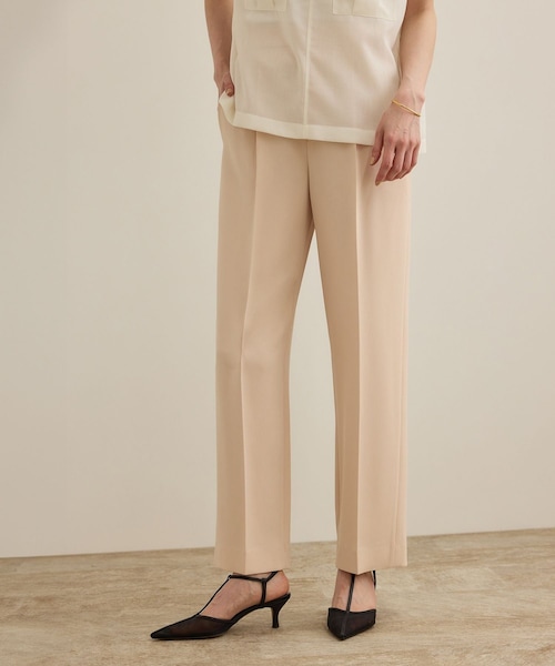 ROPE'（ロペ）の「[美人パンツ]ダブルクロステーパードパンツ/イージーケア（その他パンツ・レディース・ブラック/ベージュ/ピンク・34/36/38/40）」の21枚目の写真