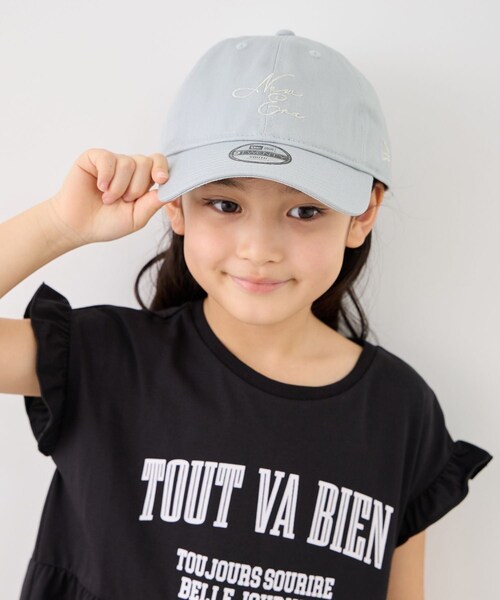 ROPE' PICNIC(ロペピクニック)の「【KIDS】【NEW ERA(R)/ニューエラ別注 】YTH920 SPARE STRAP CAP(キャップ・キッズ・スミクロ/グレー系/ライトグリーン・F)」の8枚目の写真