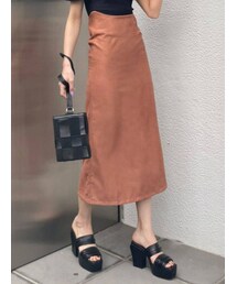 EMODA | ウエストカーブロングスカート(スカート)