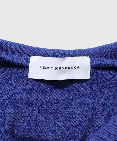 ADAM ET ROPE'(アダムエロペ)の「【LIBRIO MENDONCA/リブリオ メンドンサ】SHIRT DOCKING SWEAT PULLOVER(スウェット・メンズ・ライトグレー/ブルー・M/XL)」の14枚目の写真
