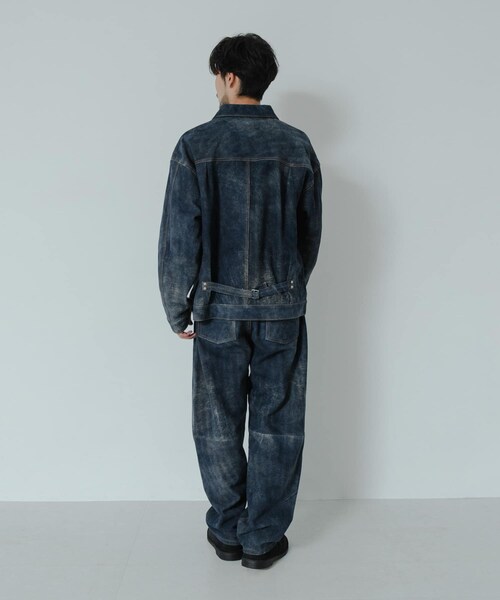 URBAN RESEARCH（アーバンリサーチ）の「『別注』SEVEN BY SEVEN×URBAN RESEARCH　1ST TYPE LEATHER JACKET（テーラードジャケット・メンズ・BLACK/NAVY・M/L）」の21枚目の写真