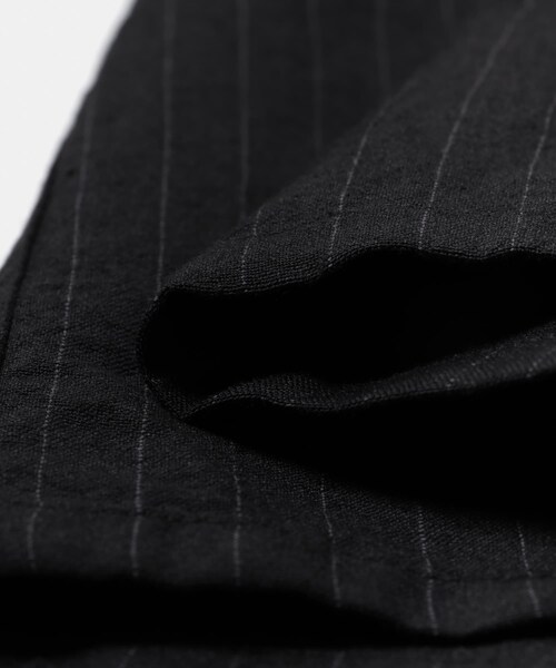 URBAN RESEARCH（アーバンリサーチ）の「new basic　WOOL LINEN SINGLE SHIRTS JACKET（テーラードジャケット・メンズ・BK STRIPE/BLACK・M/L/XL）」の11枚目の写真