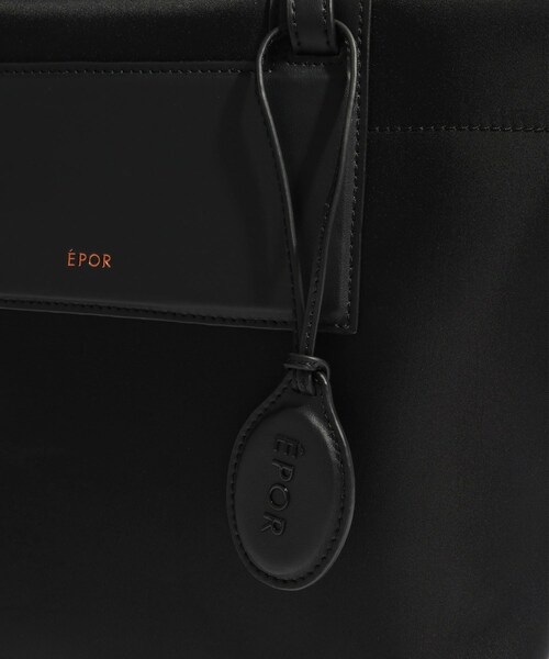 ROPE'（ロペ）の「【E'POR】【撥水加工・超軽量】 BOAT BAG Medium（トートバッグ・レディース・ブラック/キナリ・F）」の14枚目の写真
