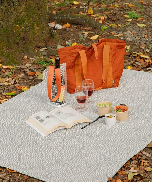 EKAL（エカル）の「TINY GARDEN PRODUCTS　パッカブルクールバッグ（トートバッグ・レディース・KHAKI/GRAY/ORANGE/BLACK・one）」の19枚目の写真