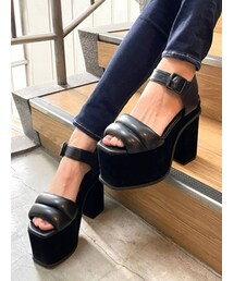 EMODA | パッファーバルキーシューズ(サンダル)