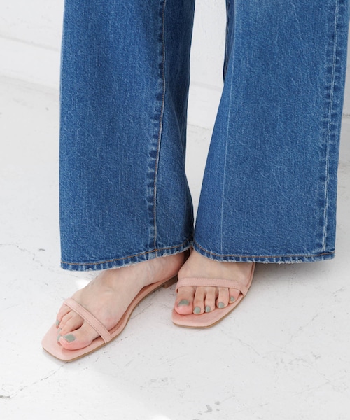 URBAN RESEARCH Sonny Label（アーバンリサーチサニーレーベル）の「フェイクスウェードサンダル（サンダル・レディース・ブラック/トープ/ピンク・S/M/L）」の3枚目の写真