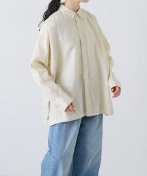 かぐれ | リネンレギュラーボックスシャツ(シャツ/ブラウス)
