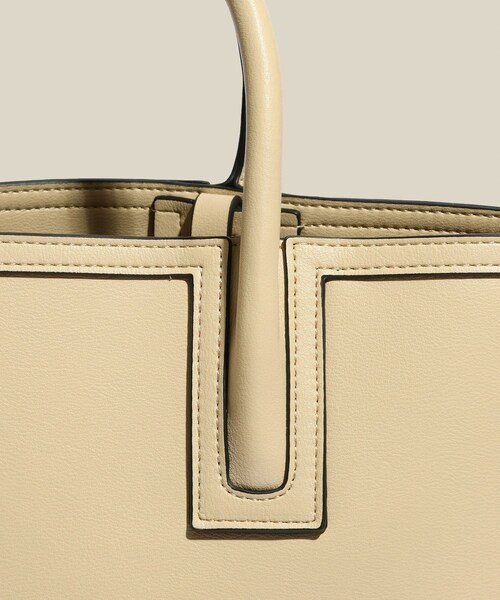 ROPE'(ロペ)の「【E'POR】【WEB限定】Ree BAG Large/A4対応・通勤・軽量・26SS(トートバッグ・レディース・ブラック/ライトグレー/ベージュ/グリーン系/ラベンダー・F)」の16枚目の写真