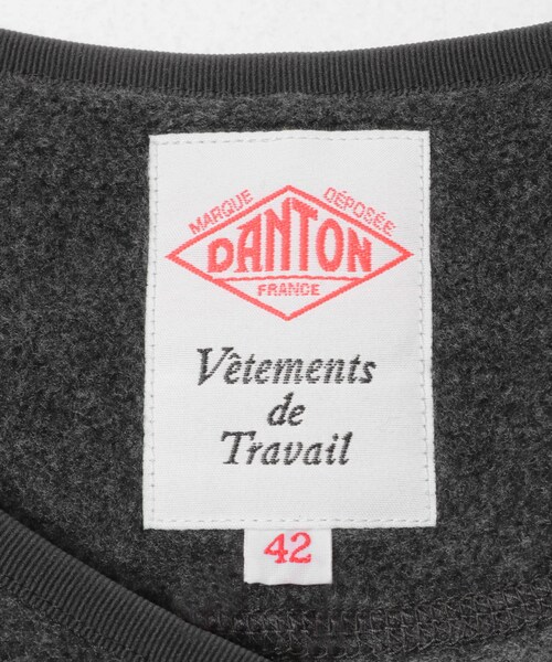 URBAN RESEARCH DOORS（アーバンリサーチドアーズ）の「DANTON　FLEECE COLLARLESS JACKET（テーラードジャケット・メンズ・BLACK/DK.GREY/C.GREY/CHOCOLATE/MARBLE/NAVY BLUE・40/42/44）」の20枚目の写真