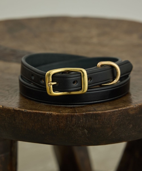 ADAM ET ROPE'(アダムエロペ)の「【TORY LEATHER(トリーレザー)】3/4 wide plain creased belt(ベルト・レディース・ブラック/ダークブラウン・F)」の1枚目の写真