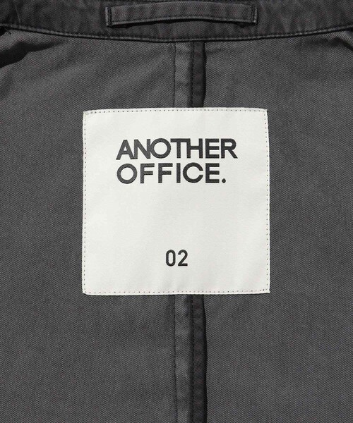 ADAM ET ROPE'(アダムエロペ)の「【ANOTHER OFFICE/アナザーオフィス】Santiago Garment Jacket(テーラードジャケット・メンズ・チャコール/ダークブラウン・2/3)」の12枚目の写真