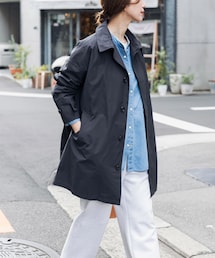 URBAN RESEARCH DOORS | 『撥水』スタンドミドルコート(ステンカラーコート)
