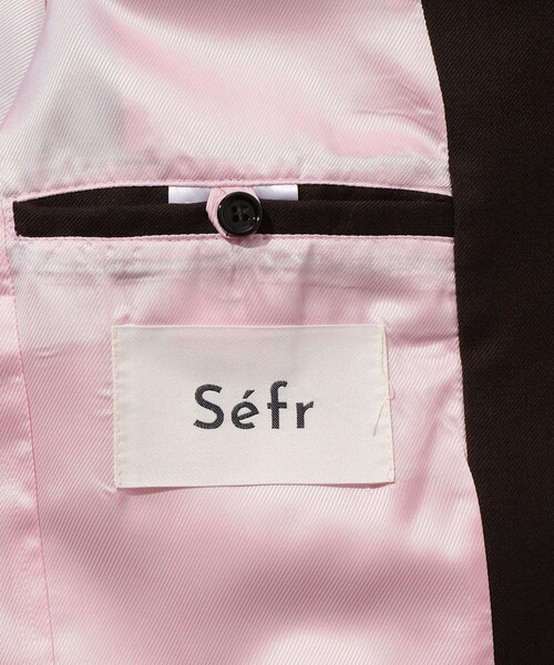 ADAM ET ROPE'（アダムエロペ）の「【Sefr/セファ】SEYDOU BLAZER（テーラードジャケット・メンズ・ブラック/ダークブラウン・M/S）」の12枚目の写真