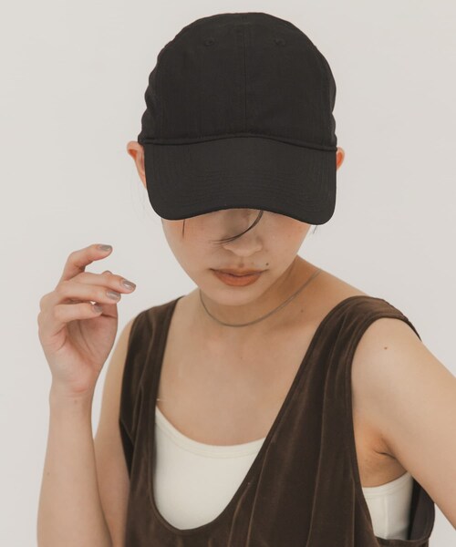 KBF（ケイビーエフ）の「バックコードCAP（キャップ・レディース・D.BROWN/BLACK・One）」の4枚目の写真