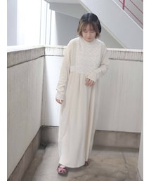 merry jenny | レースビスチェレイヤードワンピース(ワンピース)