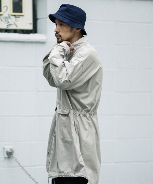 URBAN RESEARCH Sonny Label（アーバンリサーチサニーレーベル）の「『別注』ARMY TWILL×Sonny Label　Fish Tail Coat（モッズコート・メンズ・L.GRAY/KHAKI・M/L/XL）」の7枚目の写真