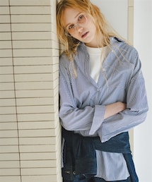 Maison INNESS | オーバーサイズブロードレギュラーシャツ(UVカット・イージーケア)<大きいサイズ有>(シャツ/ブラウス)