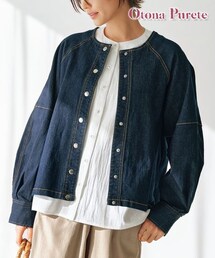 nissen（ニッセン）の「ドロップショルダーデニムジャケット（ジャケット/アウター）」