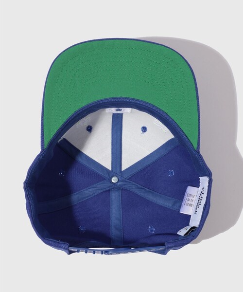 ADAM ET ROPE'（アダムエロペ）の「【Little Yarmouth/リトルヤーマス】AOI Embroidery Cap（キャップ・メンズ・ブルー・F）」の9枚目の写真