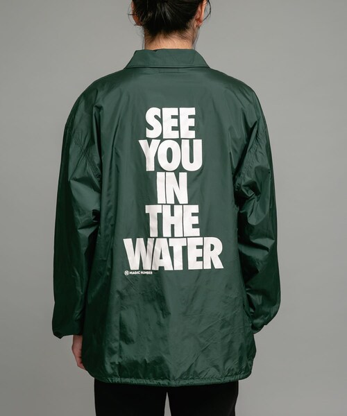 URBAN RESEARCH Sonny Label（アーバンリサーチサニーレーベル）の「MAGIC NUMBER　SEEYOUINTHEWATER COACH JACKET（テーラードジャケット・メンズ・D NAVY/BURGUNDY/FOREST/BLACK・M/L/XL）」の12枚目の写真