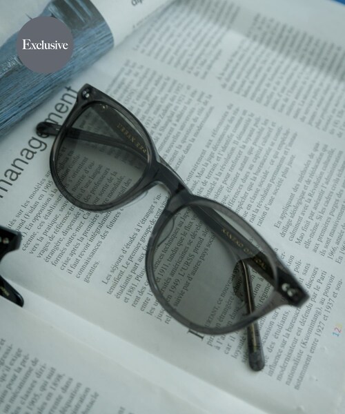 URBAN RESEARCH(アーバンリサーチ)の「『別注』KANEKO OPTICAL×URBAN RESEARCH URA-1(メガネ・メンズ・BK×BL/CGY×GRN・-)」の2枚目の写真