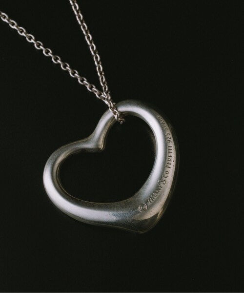 ADAM ET ROPE'(アダムエロペ)の「【VINTAGE JEWELRY】TIFFANY オープンハート ネックレス L(ネックレス・メンズ・シルバー・F)」の3枚目の写真