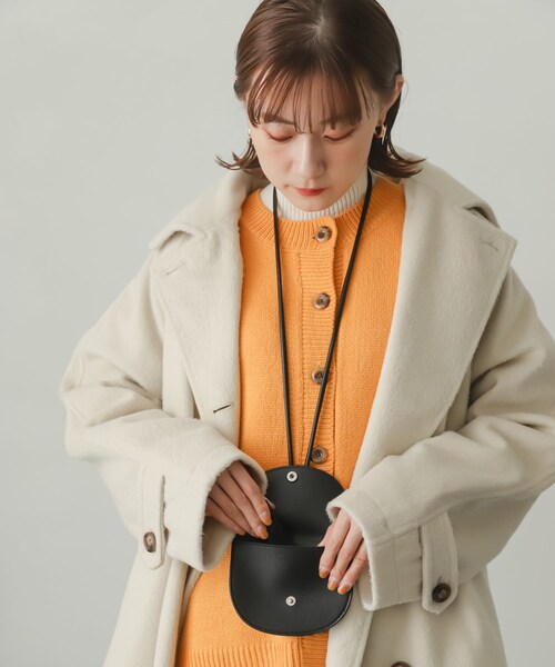 SENSE OF PLACE by URBAN RESEARCH(センスオブプレイスバイアーバンリサーチ)の「ミニフラップショルダーバッグ(ショルダーバッグ・レディース・BLACK/IVORY/L.BLUE・one)」の16枚目の写真