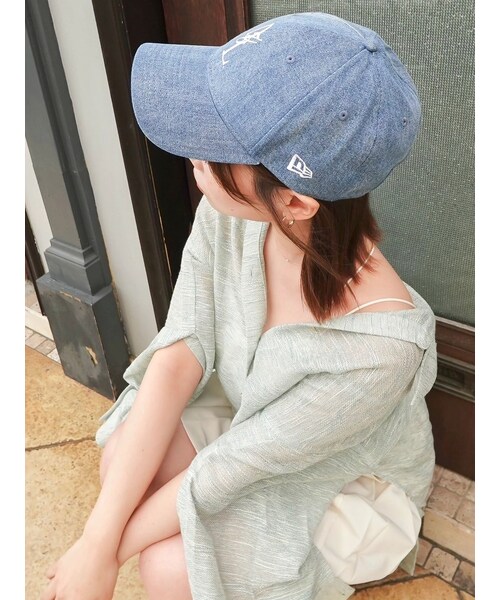 dazzlin（ダズリン）の「【NEW ERA®×dazzlin】9FORTY™（キャップ・レディース・ブルー/ネイビー・F）」の2枚目の写真