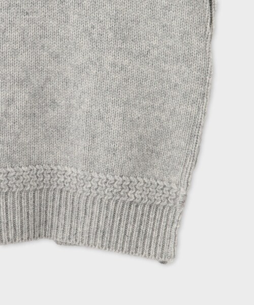 ROPE'（ロペ）の「【Ｍaison no8（メゾンエイト）】REMIXED KNIT VEST｜ニット（ニット/セーター・レディース・ライトグレー/ネイビー・F）」の9枚目の写真